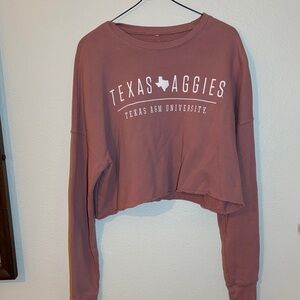 Texas A&M University Women's Long Sleeve Tee - Pink